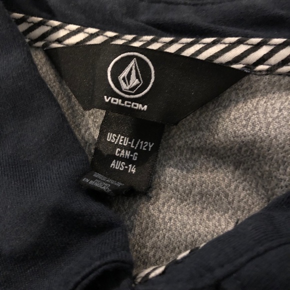 LITTLE BOYS WOWZER POLO - NAVY size 12/L Volcom - Picture 2 of 2